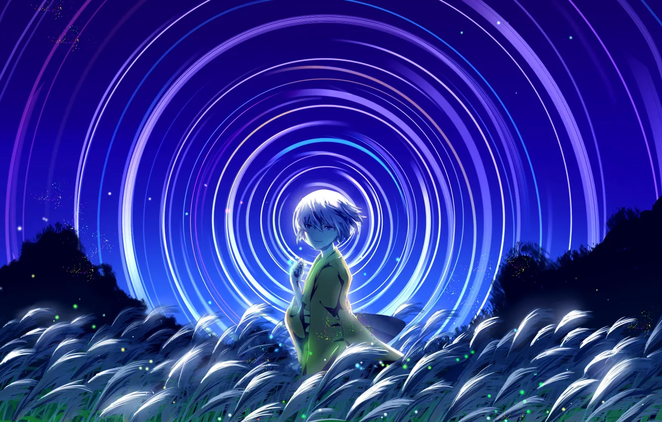 Photo wallpaper the sky, circles, Hamatora, Yukinoneko, Hamatora: The Animation