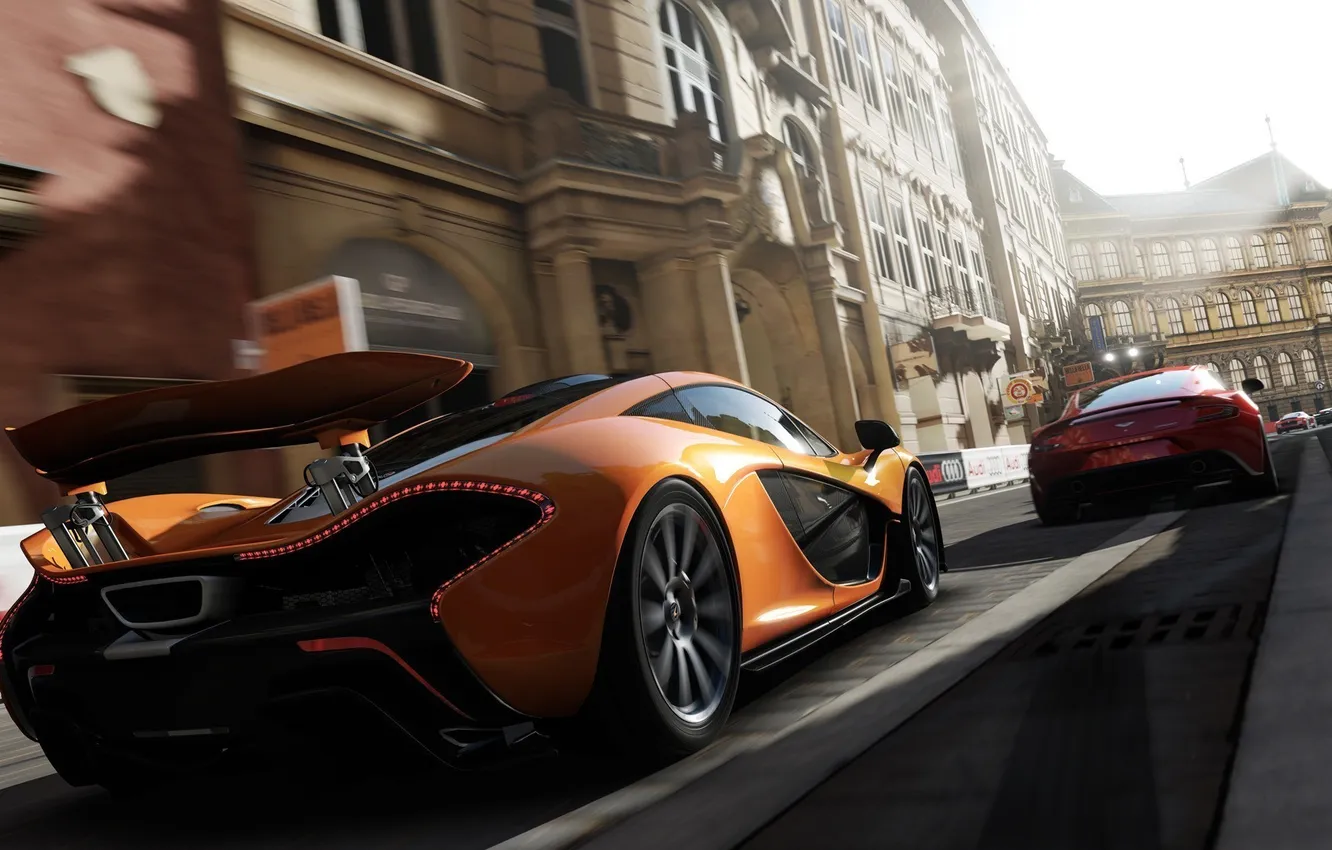 Photo wallpaper race, the game, exclusive, sports cars, McLaren P1, xbox one, Forza Motorsport 5