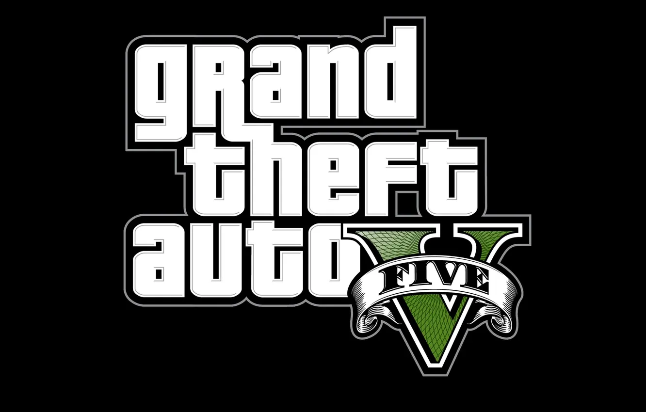Photo wallpaper The game, Logo, Logo, GTA, Game, GTA, Rockstar Games, GTA5