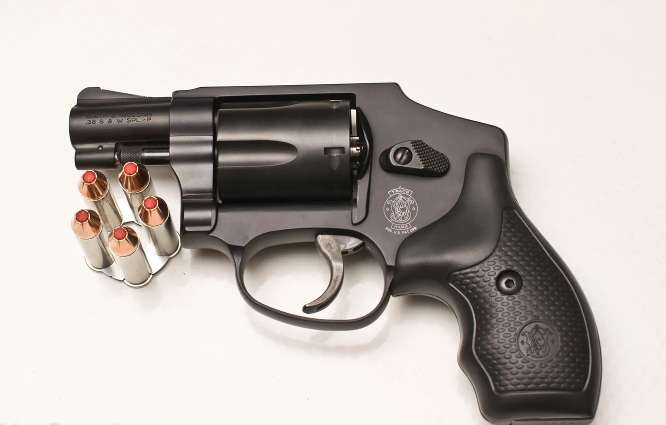 Photo wallpaper weapons, background, revolver, S&amp;W