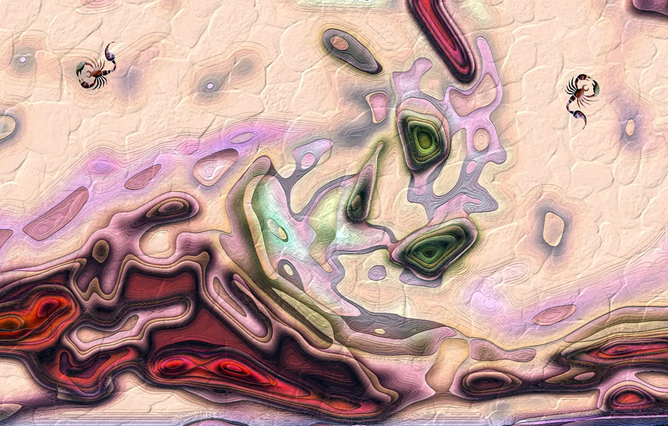 Photo wallpaper abstraction, color, form