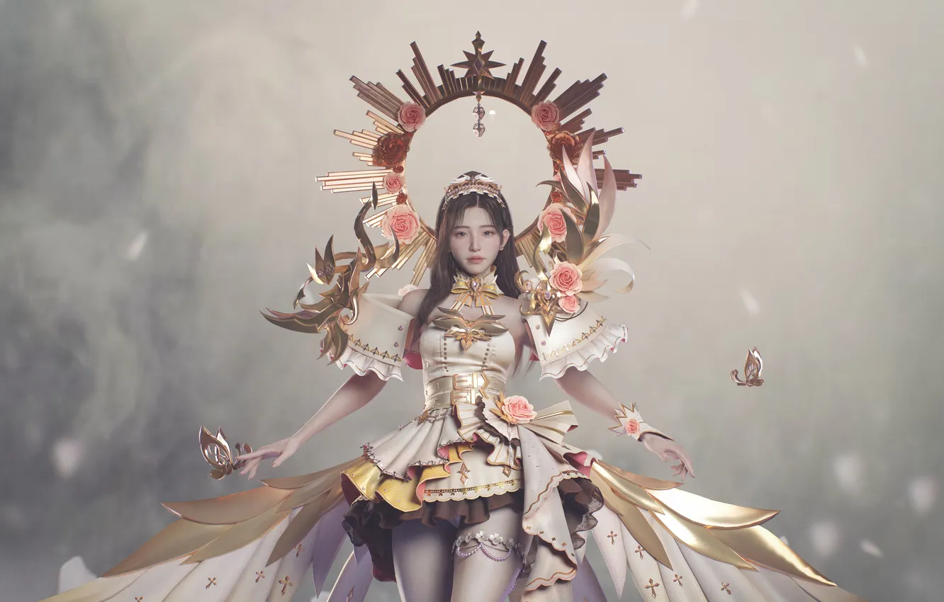 Photo wallpaper girl, art, Bard, Jo Jehyun