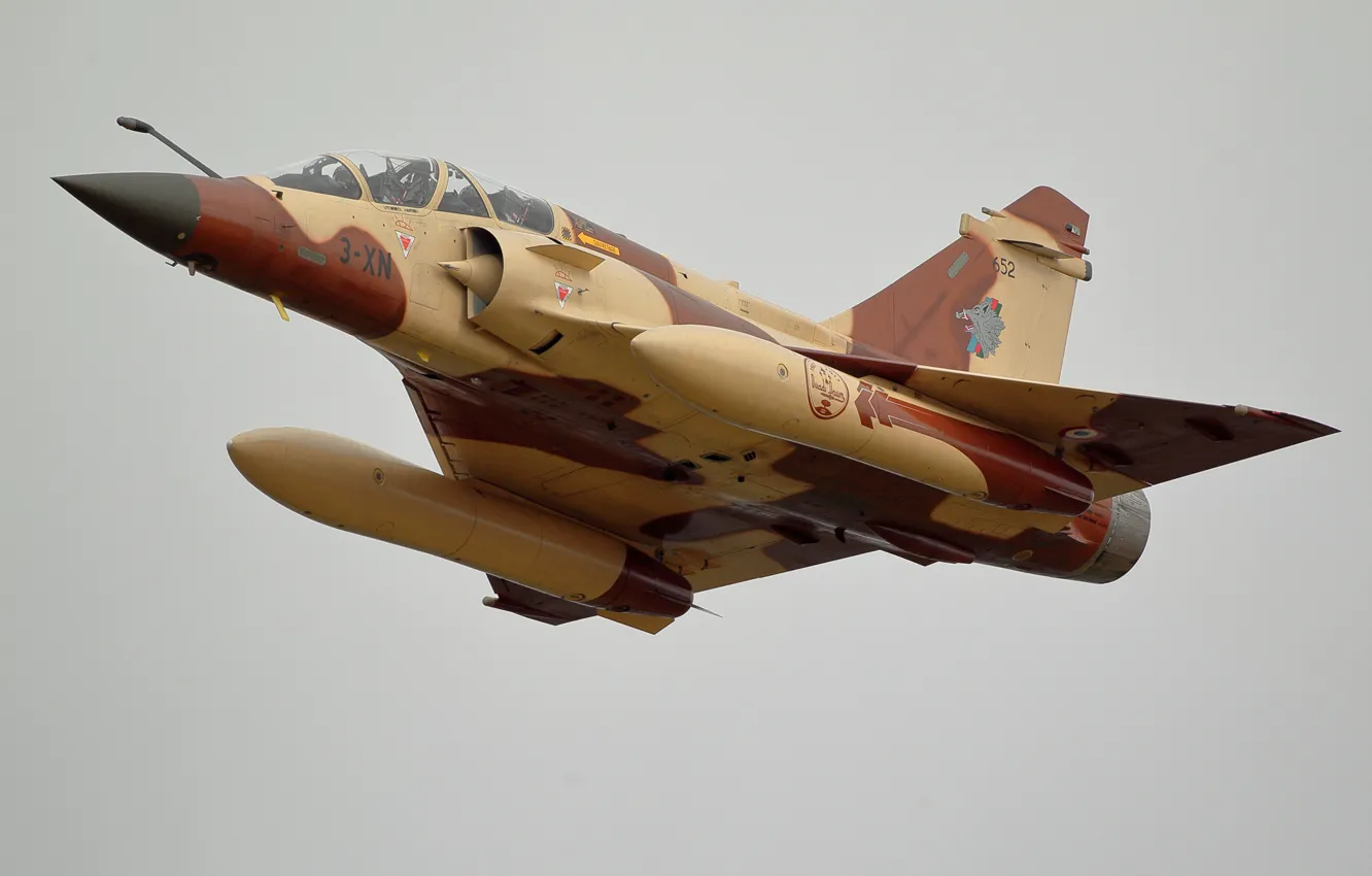 Photo wallpaper fighter, multipurpose, French, Mirage-2000