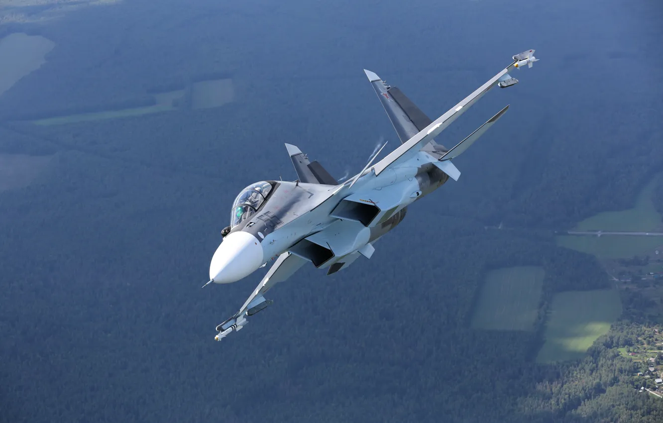 Photo wallpaper Russia, BBC, Su-30CM