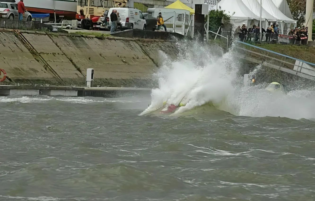 Photo wallpaper race, boat, speed