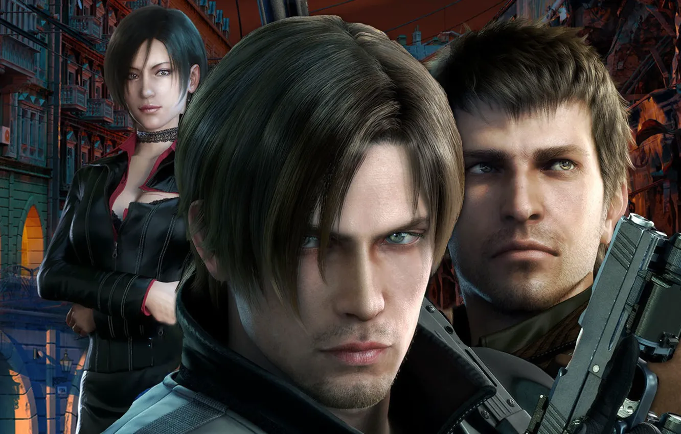 Photo wallpaper gun, pistol, Sasha, weapon, spy, Resident Evil, asian, American