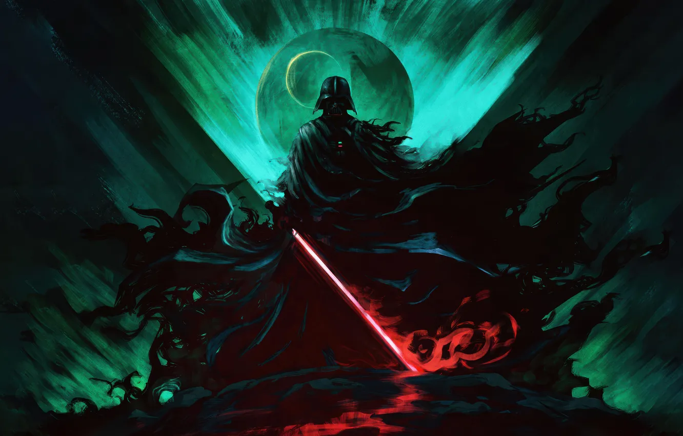Photo wallpaper Darth Vader, sith, Master