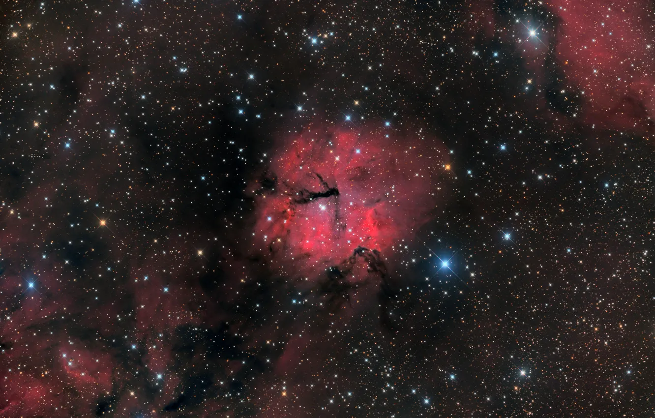 Photo wallpaper space, Emission nebula, GUM 15