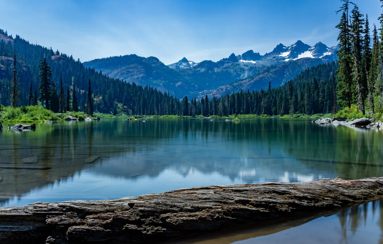 Photo wallpaper USA, Washington, The cascade mountains