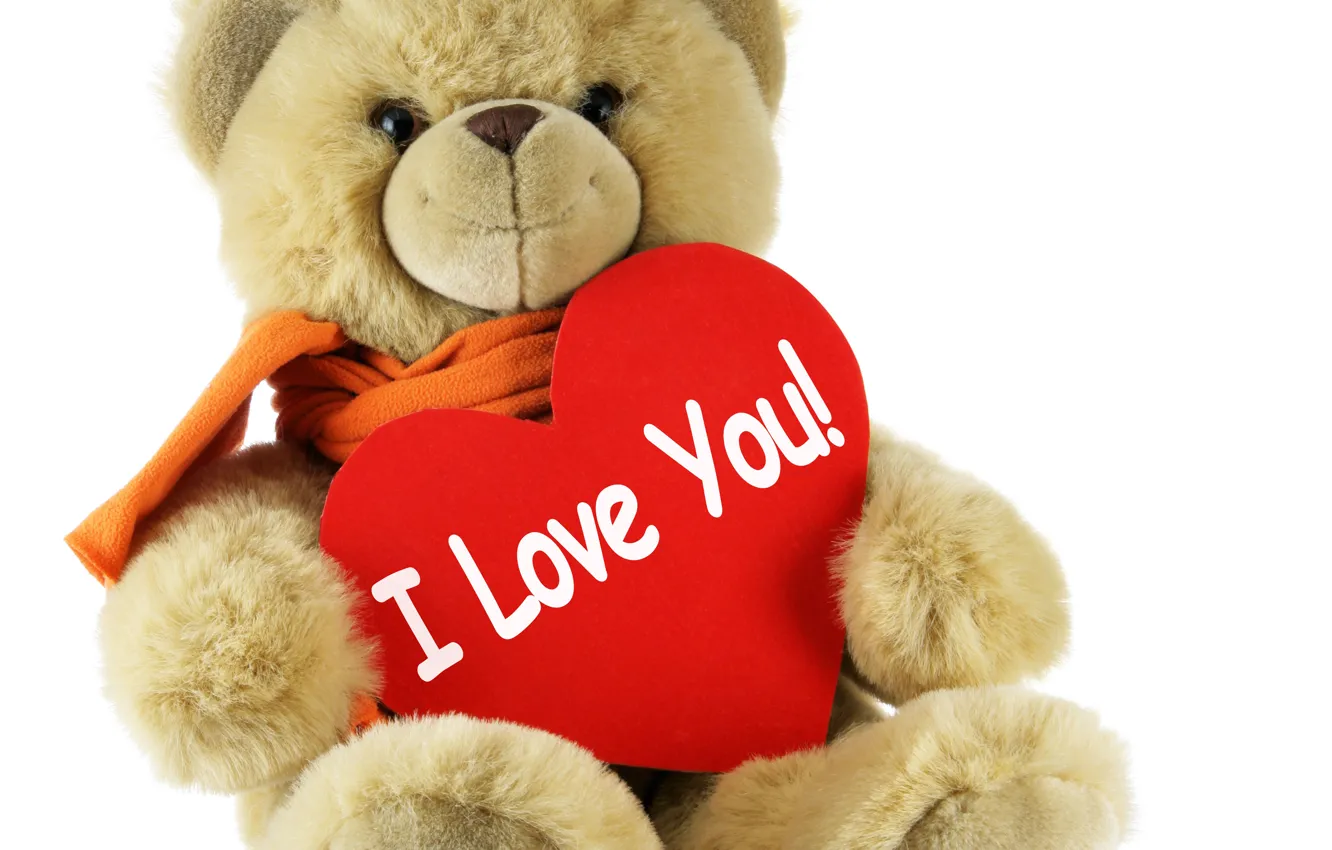 Photo wallpaper love, toy, heart, bear, bear, Valentines Day, Valentine's day, Teddy