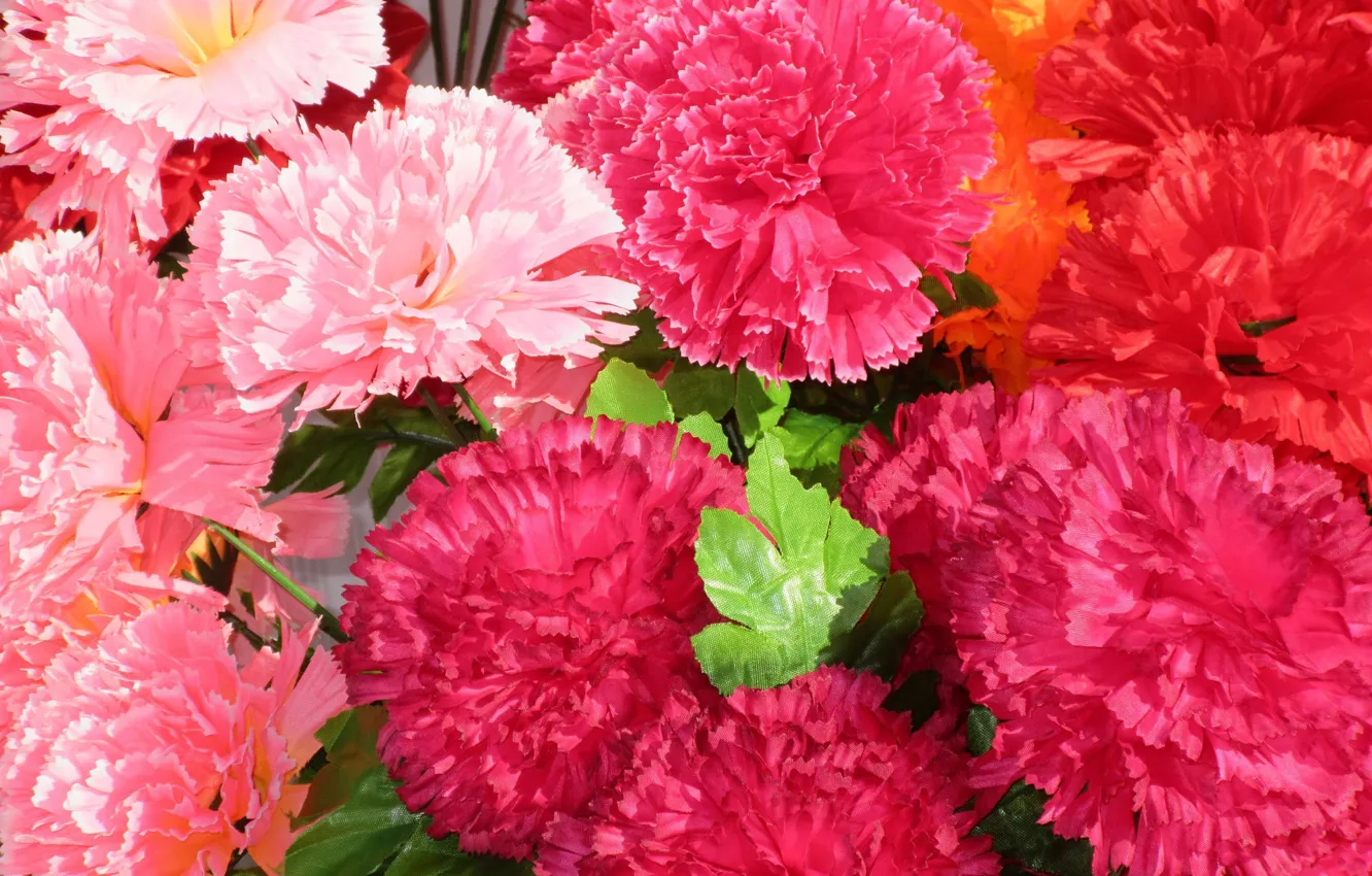 Photo wallpaper April, clove, artificial flowers, spring 2018, Mamala ©