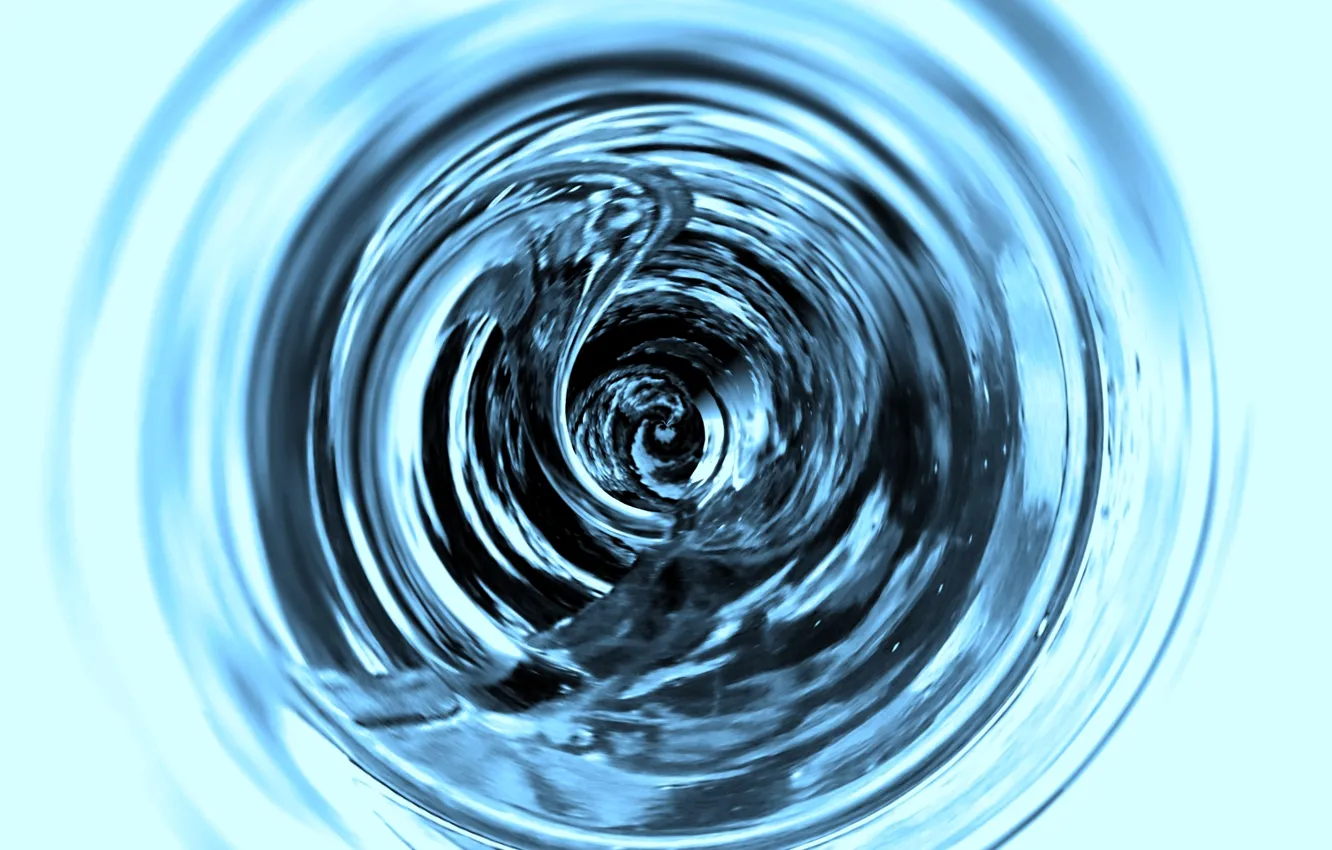 Photo wallpaper abstract, time, glass world