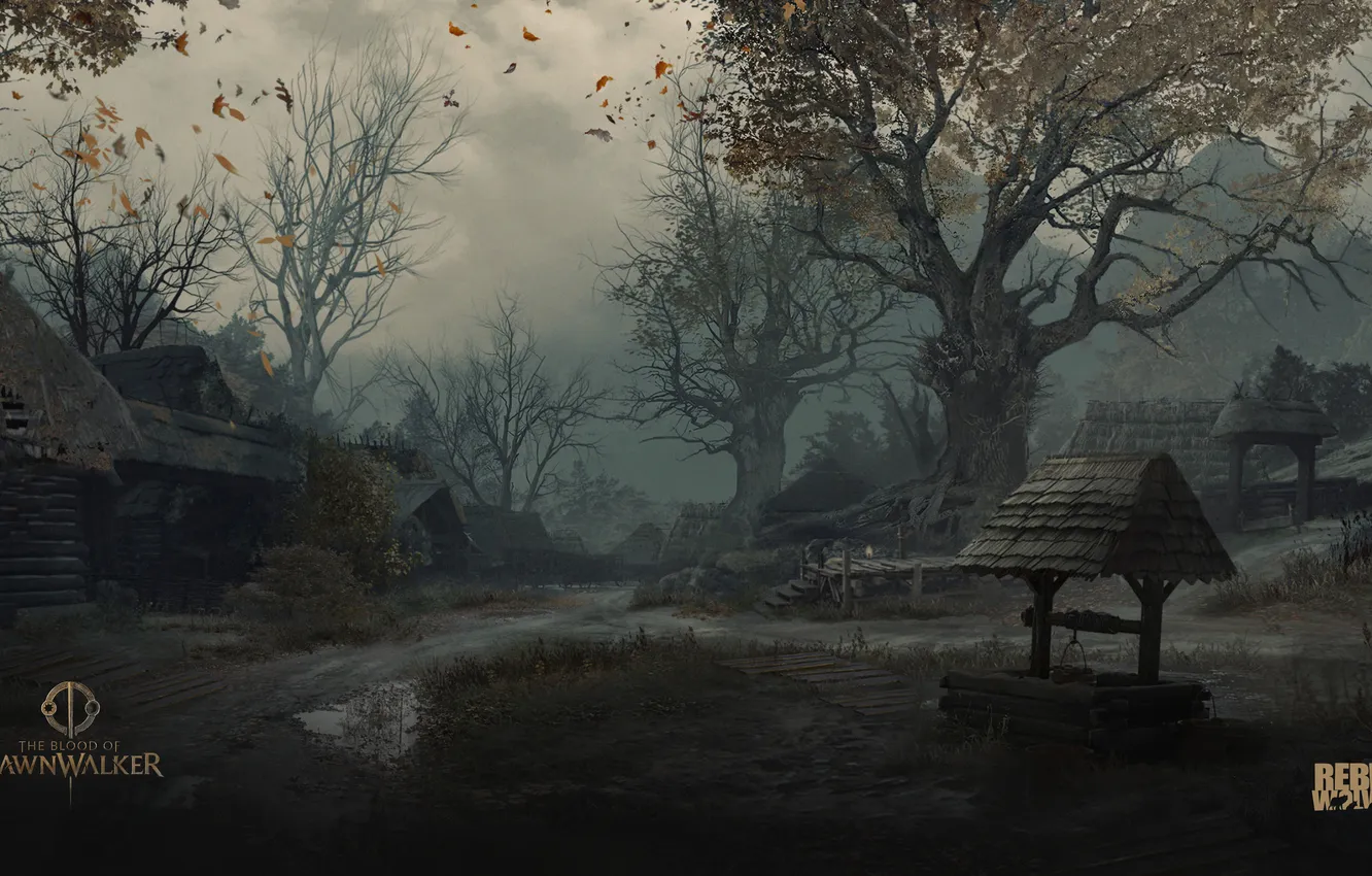 Photo wallpaper game, rpg, vampire, Rebel Wolves, The Blood of Dawnwalker