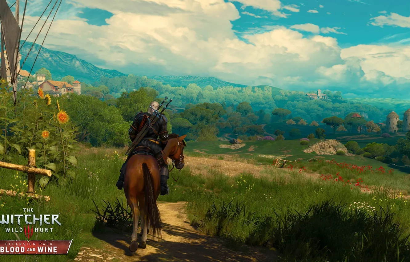 Photo wallpaper DLC, The Witcher 3, Wild Hunt, Blood and Wine