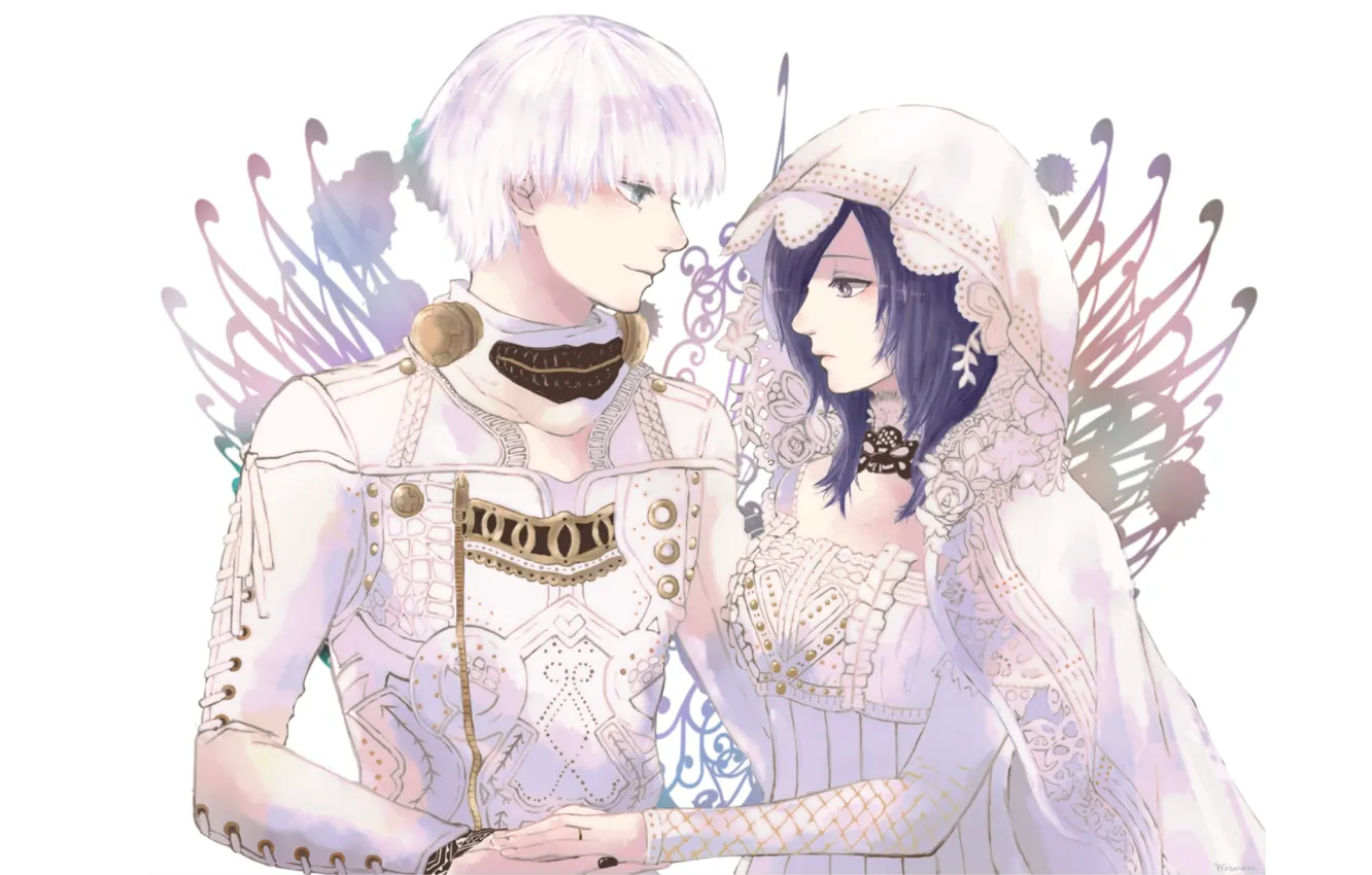 Photo wallpaper girl, pair, guy, Tokyo Ghoul, Tokyo Ghoul