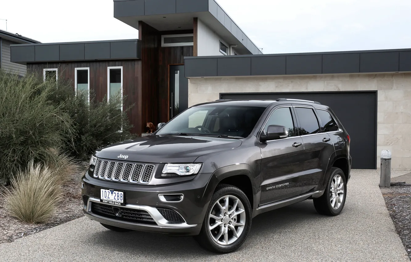 Photo wallpaper jeep, Jeep, Grand Cherokee, AU-spec, Summit, 2015, WK2, Platinum