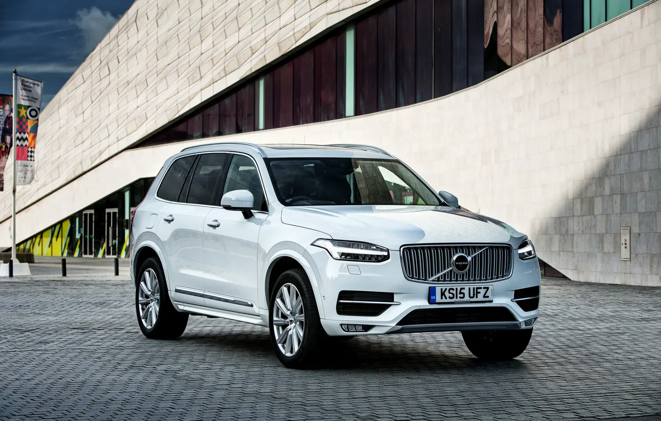 Photo wallpaper Volvo, XC90, Volvo, UK-spec, 2015, Inscription