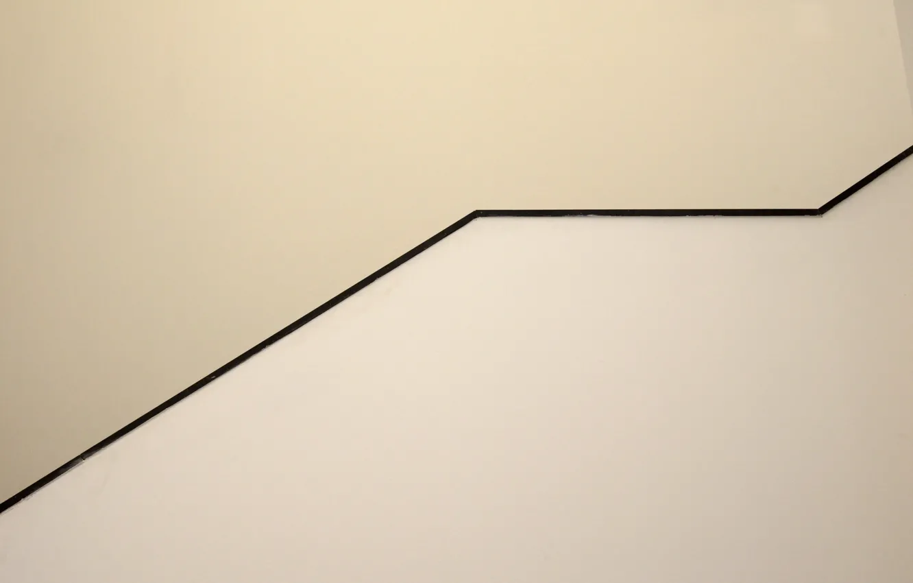 Photo wallpaper wall, minimalism, line