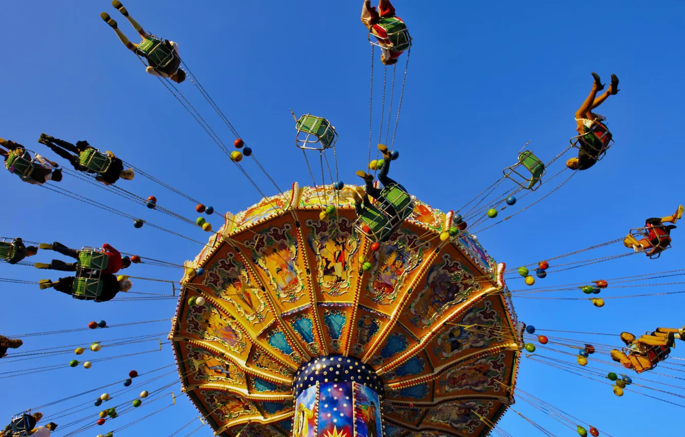 Photo wallpaper swing, Germany, Munich, Oktoberfest