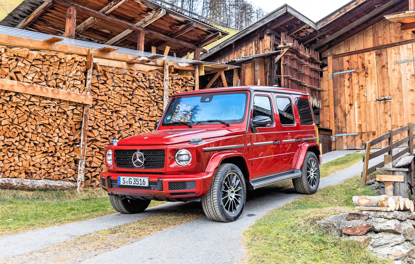 Photo wallpaper Mercedes-Benz, G-Class, AMG Line, 2019, Mercedes-Benz G 350 d AMG Line, 350 d