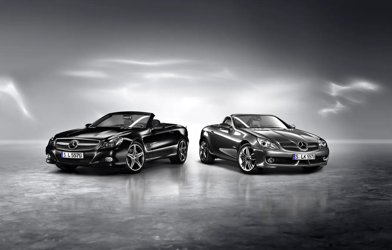 Photo wallpaper Night Edition, SLK Grand Edition, Mercedes-Benz SL