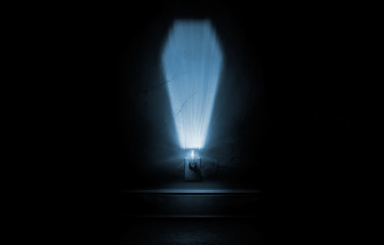 Photo wallpaper light, darkness, the game, lamp, twilight, the coffin, poster, Alan Wake