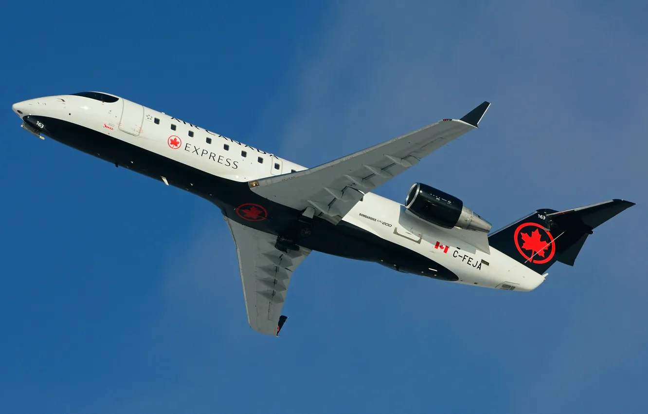 Photo wallpaper Canadair, regional aircraft, CRJ-200ER