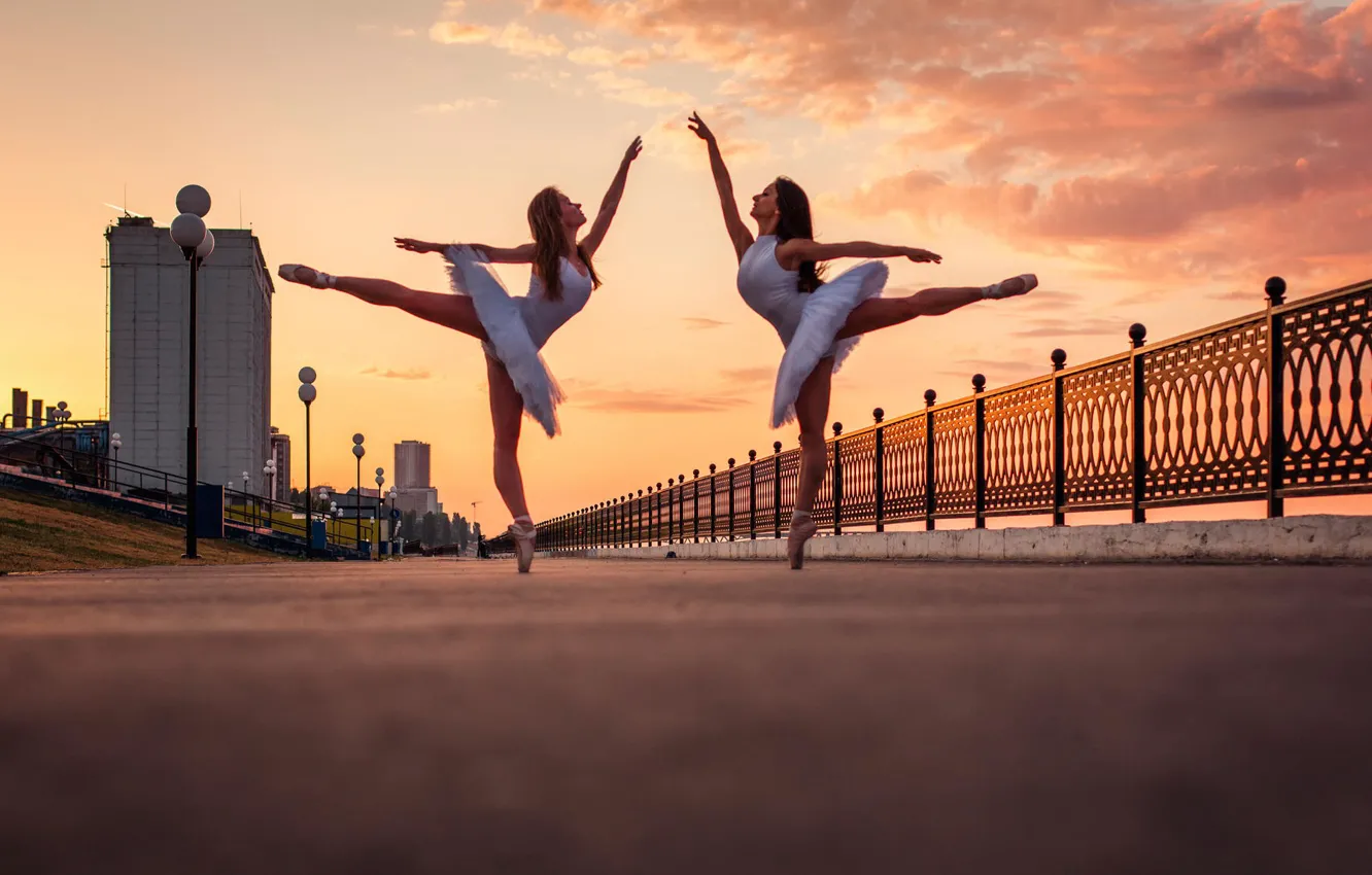 Photo wallpaper dance, promenade, ballerina, Saratov