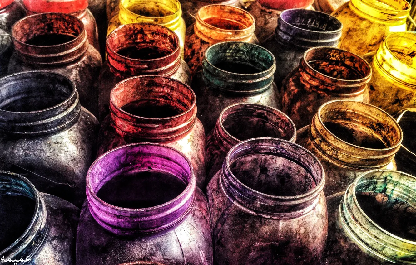 Photo wallpaper abstraction, color, Bank