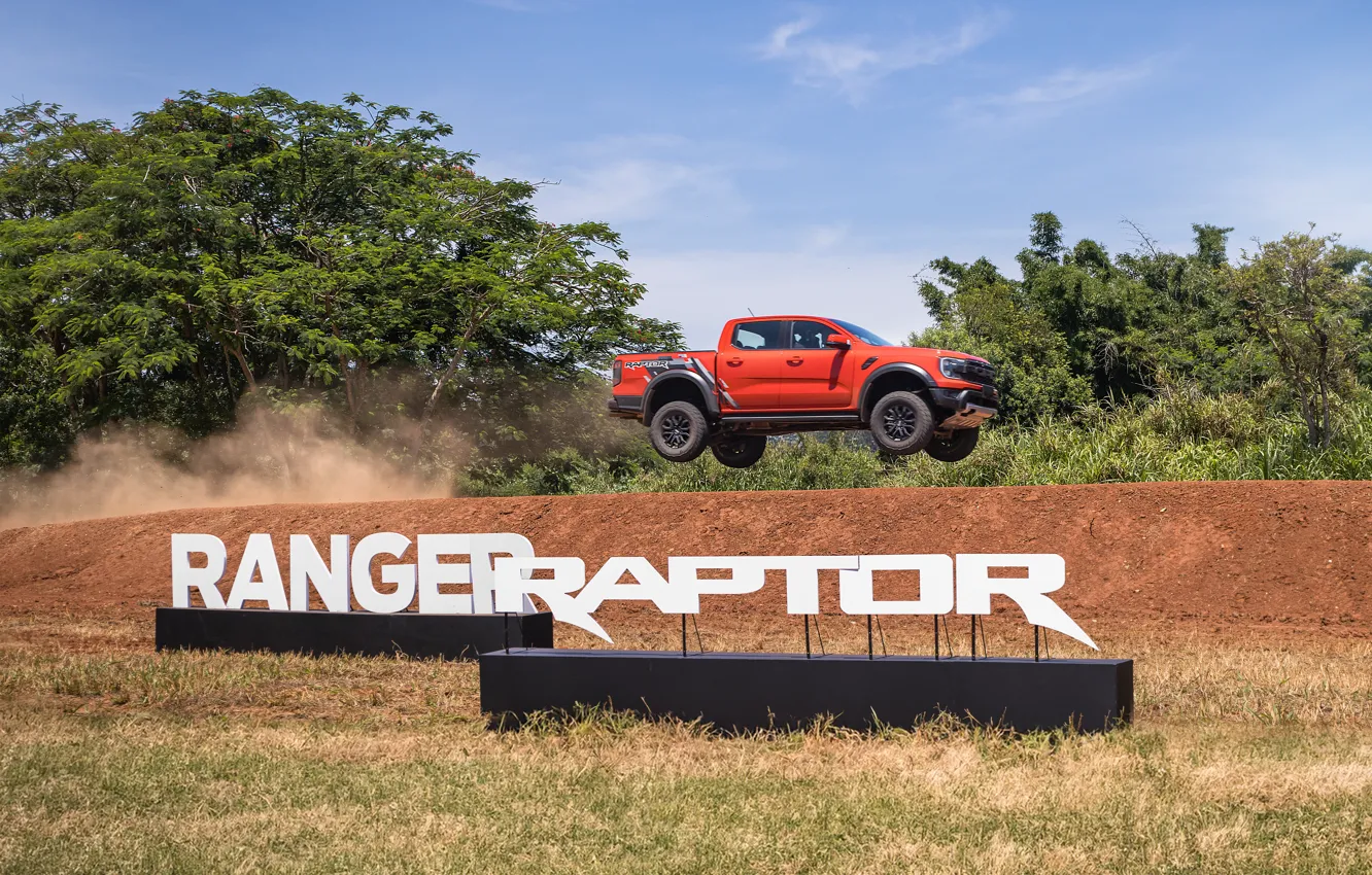 Photo wallpaper car, Ford, Ranger, drive, Ford Ranger Raptor