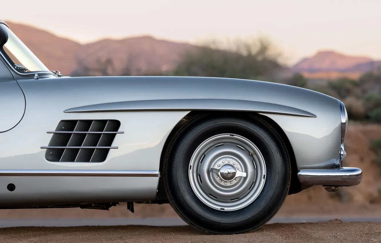 Photo wallpaper Mercedes-Benz, 300SL, 1955, Mercedes-Benz 300 SL, Gullwing