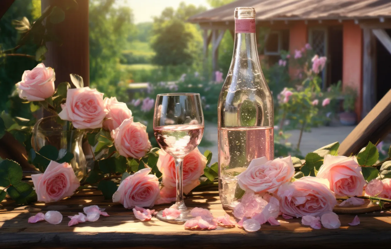 Photo wallpaper greens, summer, leaves, light, trees, flowers, nature, holiday