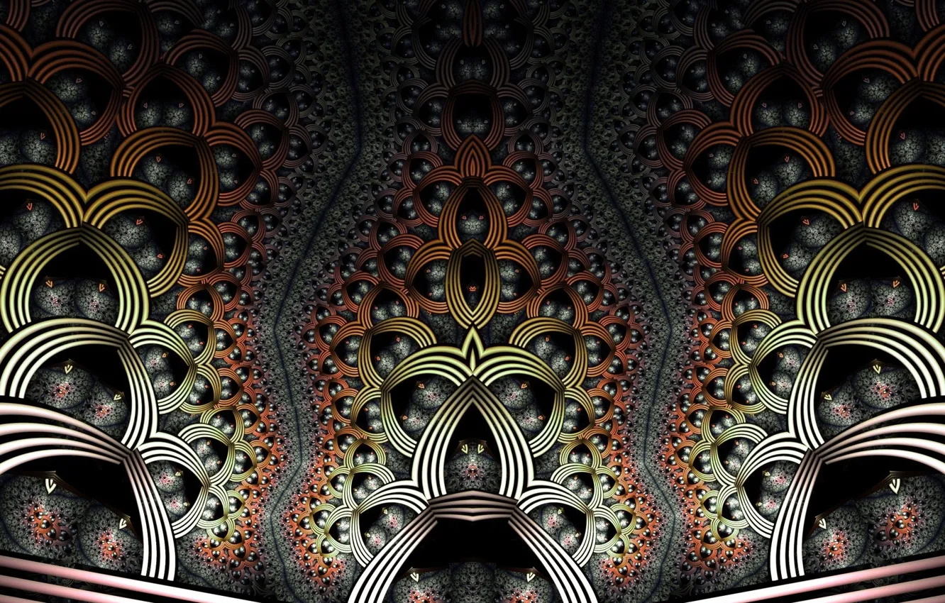 Photo wallpaper pattern, color, fractal