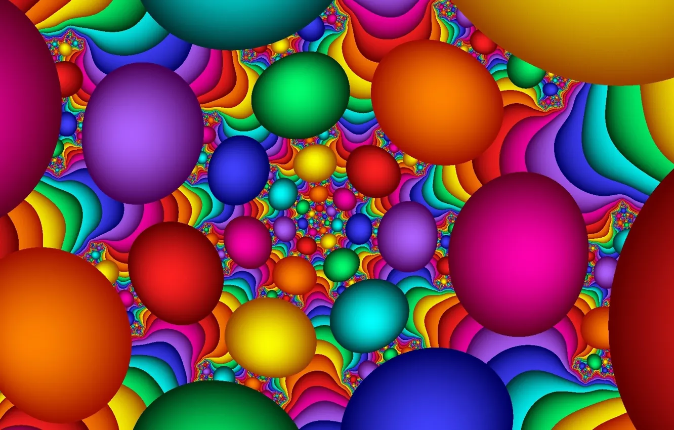 Photo wallpaper pattern, paint, spiral, the volume