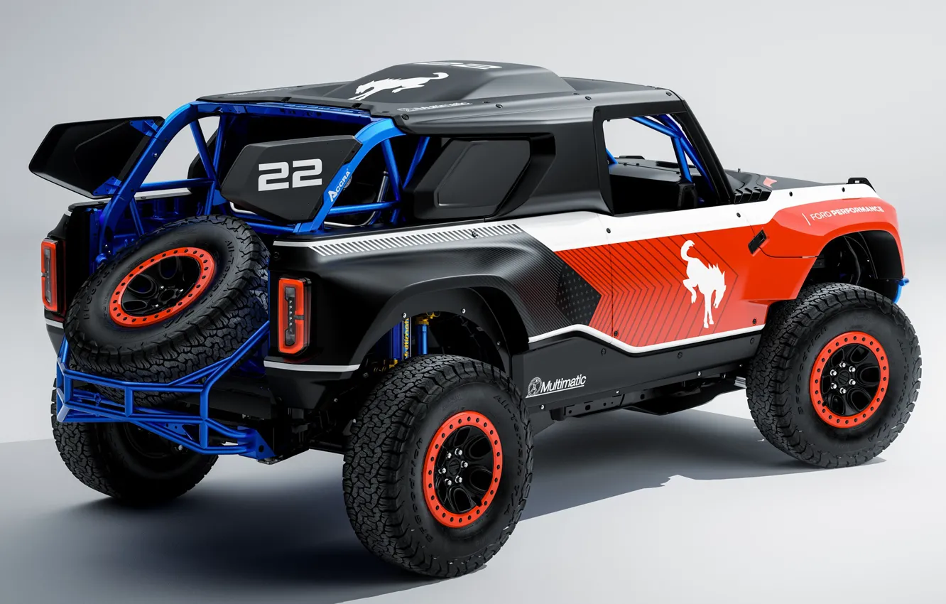 Photo wallpaper Prototype, power, prototype, Ford Bronco, 2021, DR Race, desert racer