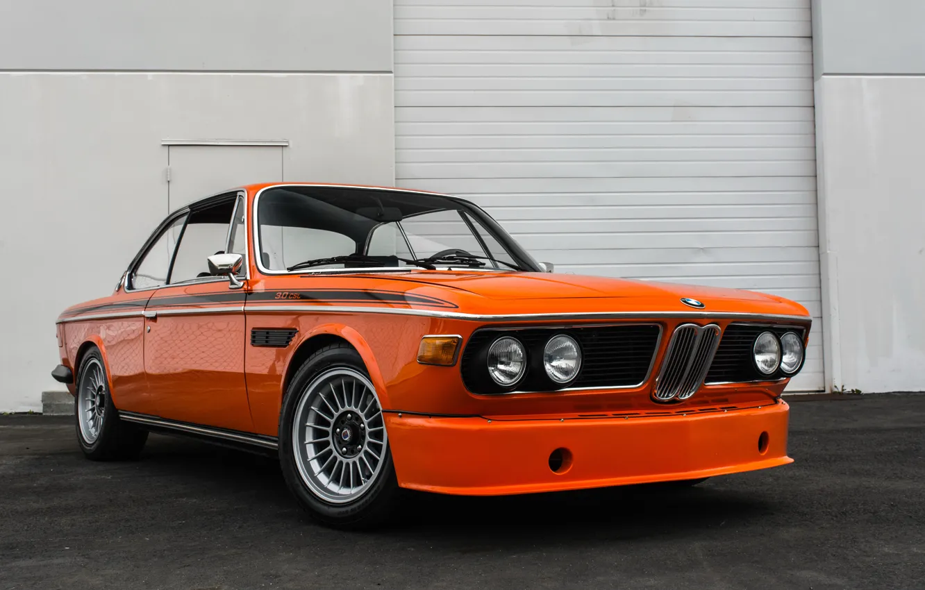 Photo wallpaper BMW, Orange, 3.0, CSL, Alpina