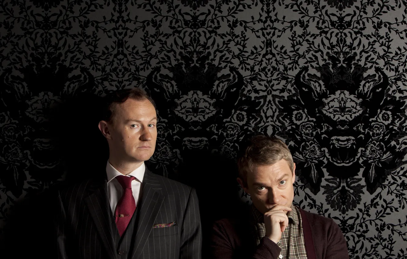 Photo wallpaper wall, Wallpaper, Sherlock, Sherlock, Mycroft Holmes, Sherlock BBC, John Watson, Sherlock (TV series)