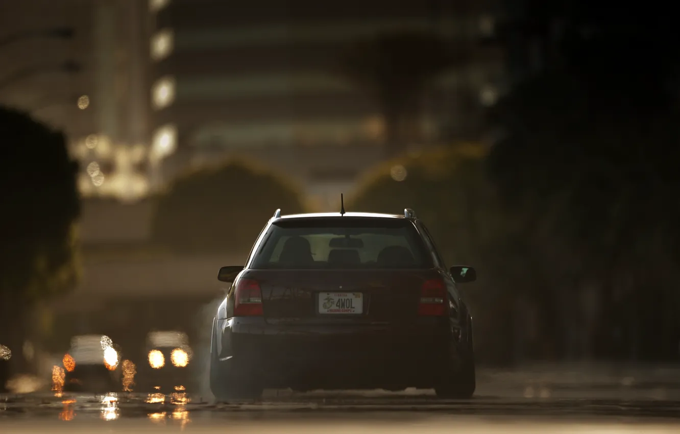 Photo wallpaper Audi, RS4, Wagon, Before