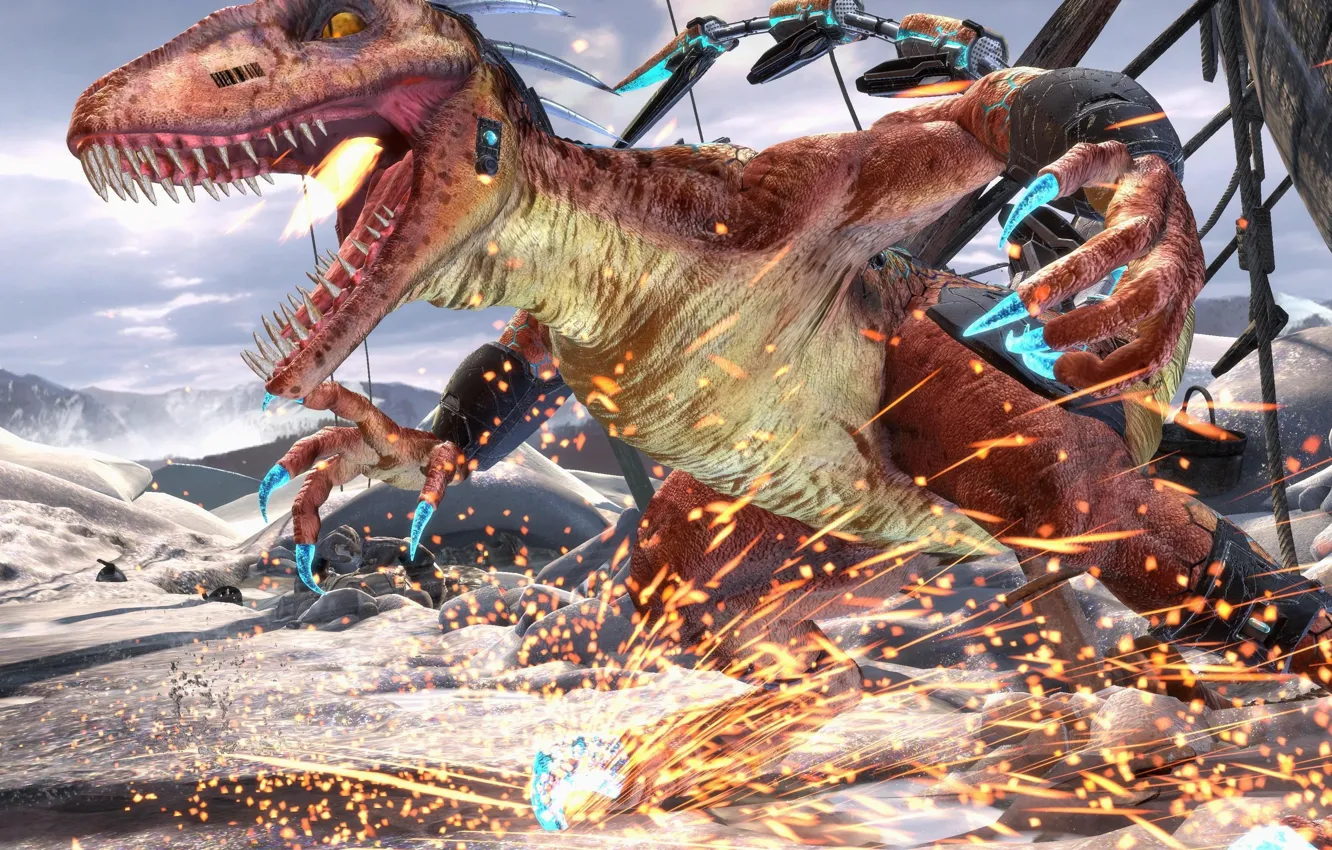 Photo wallpaper Microsoft, fire, flame, game, fighter, armor, fight, Xbox