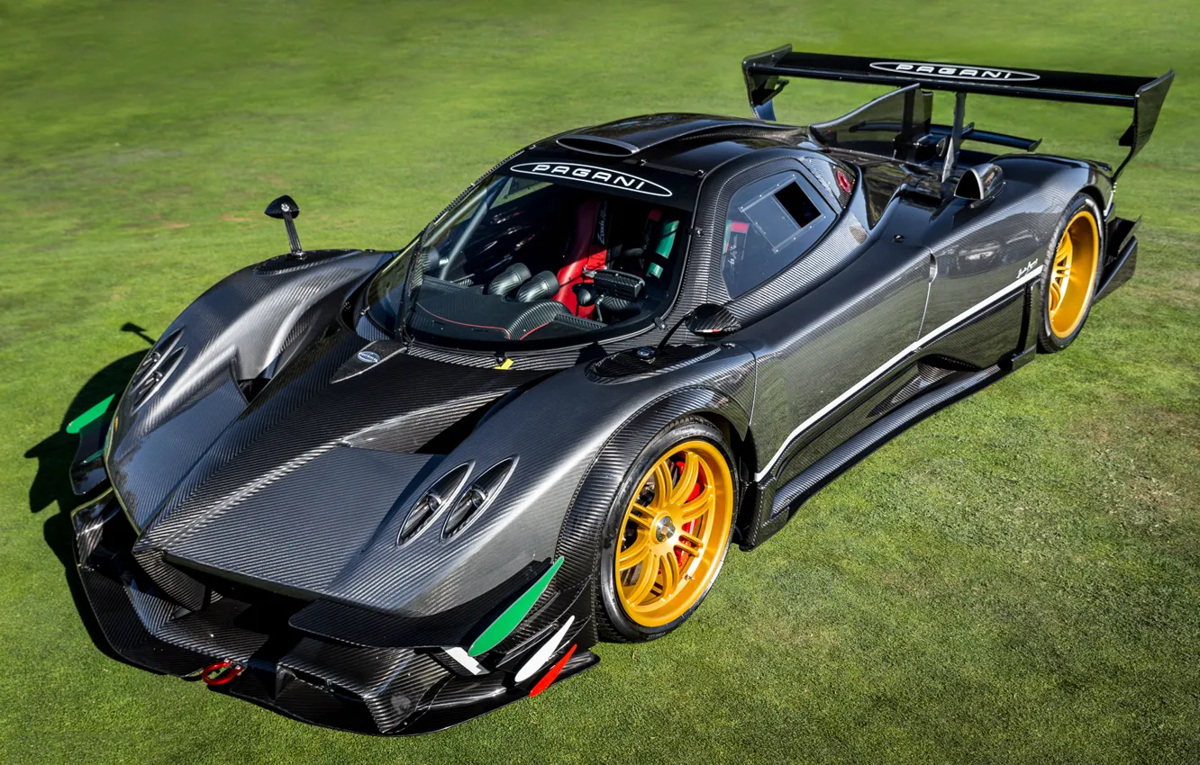 Wallpaper Pagani, Grass, Carbon, Zonda, Revolution for mobile and ...