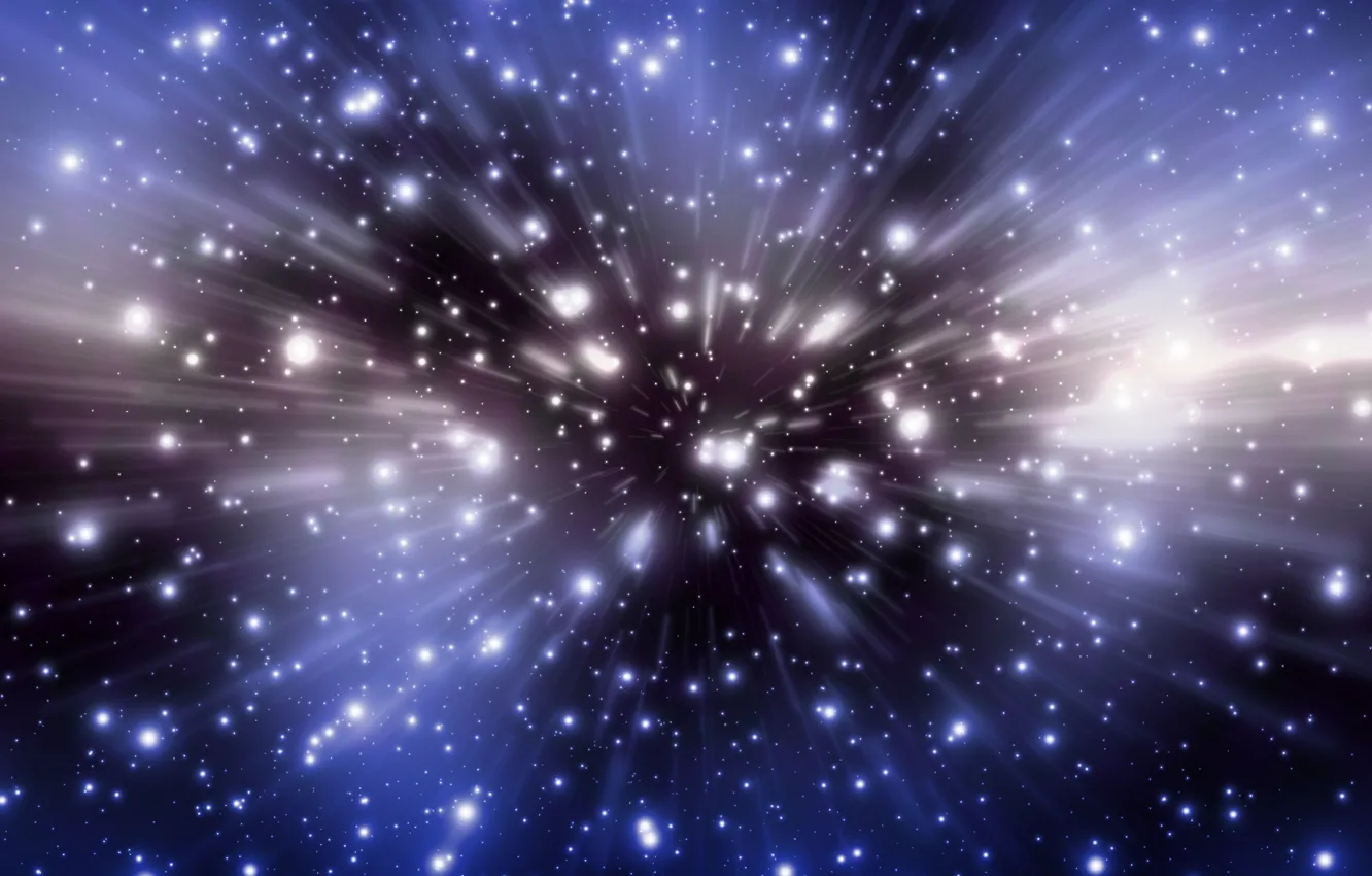 Photo wallpaper lights, movement, point