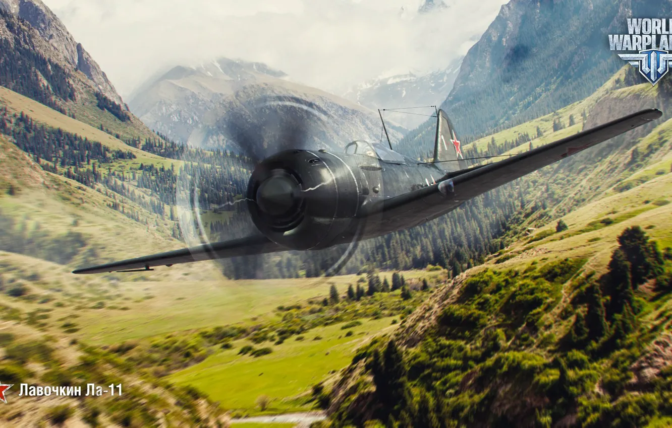 Photo wallpaper Lavochkin, World of Warplanes, WoWp, Wargaming, La-11