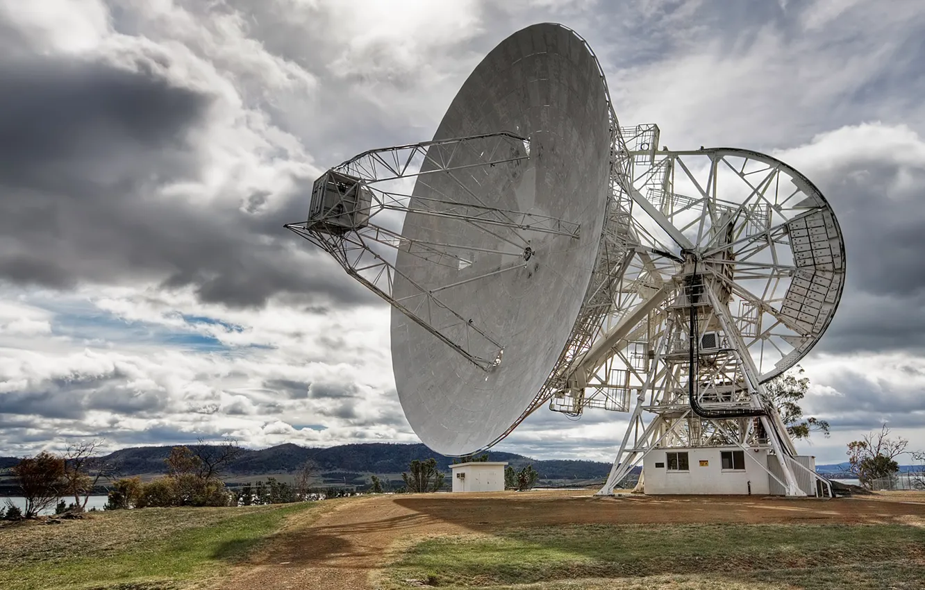 Photo wallpaper space, antenna, the study, research