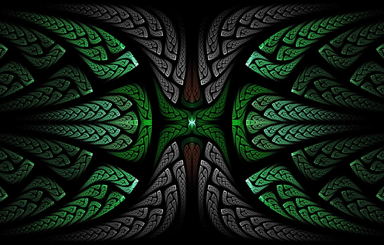 Photo wallpaper abstraction, rendering, art, fractal, 3D