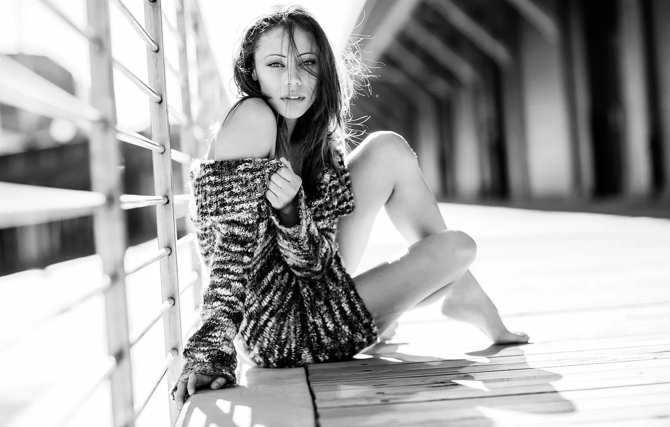 Photo wallpaper legs, the beauty, Aaron Woodall, Natural Light Portrait, Ina