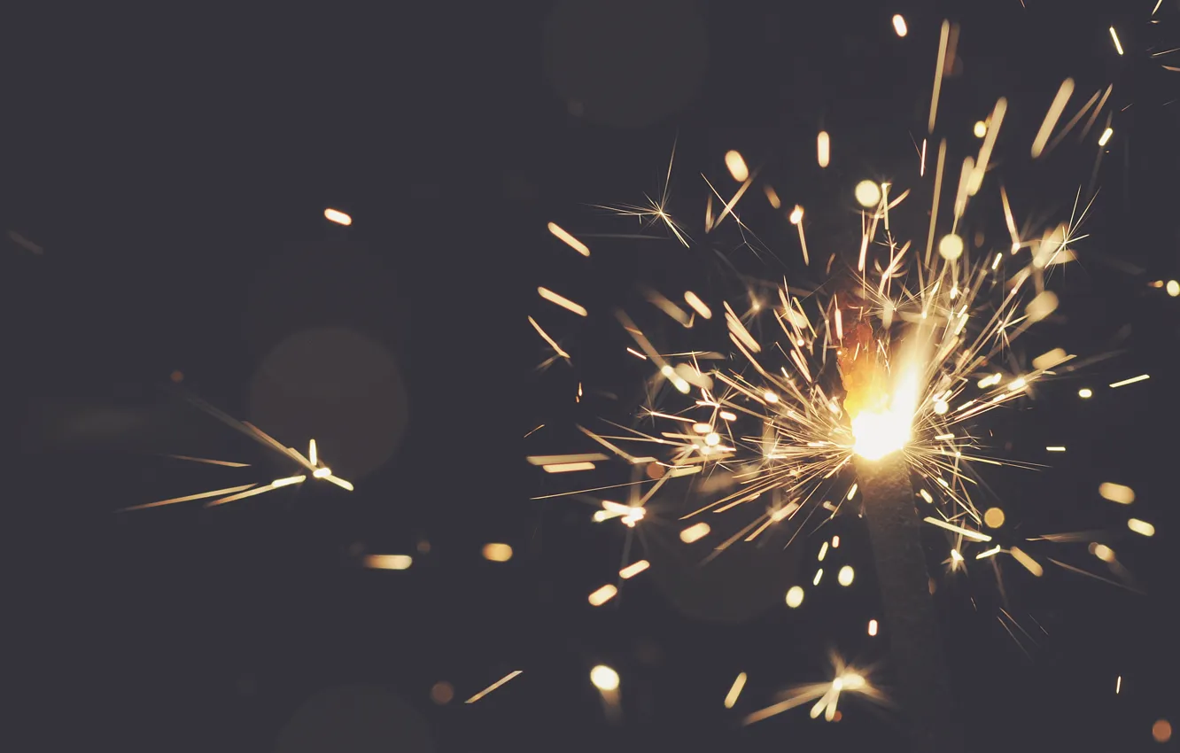 Photo wallpaper lights, sparks, Bengal