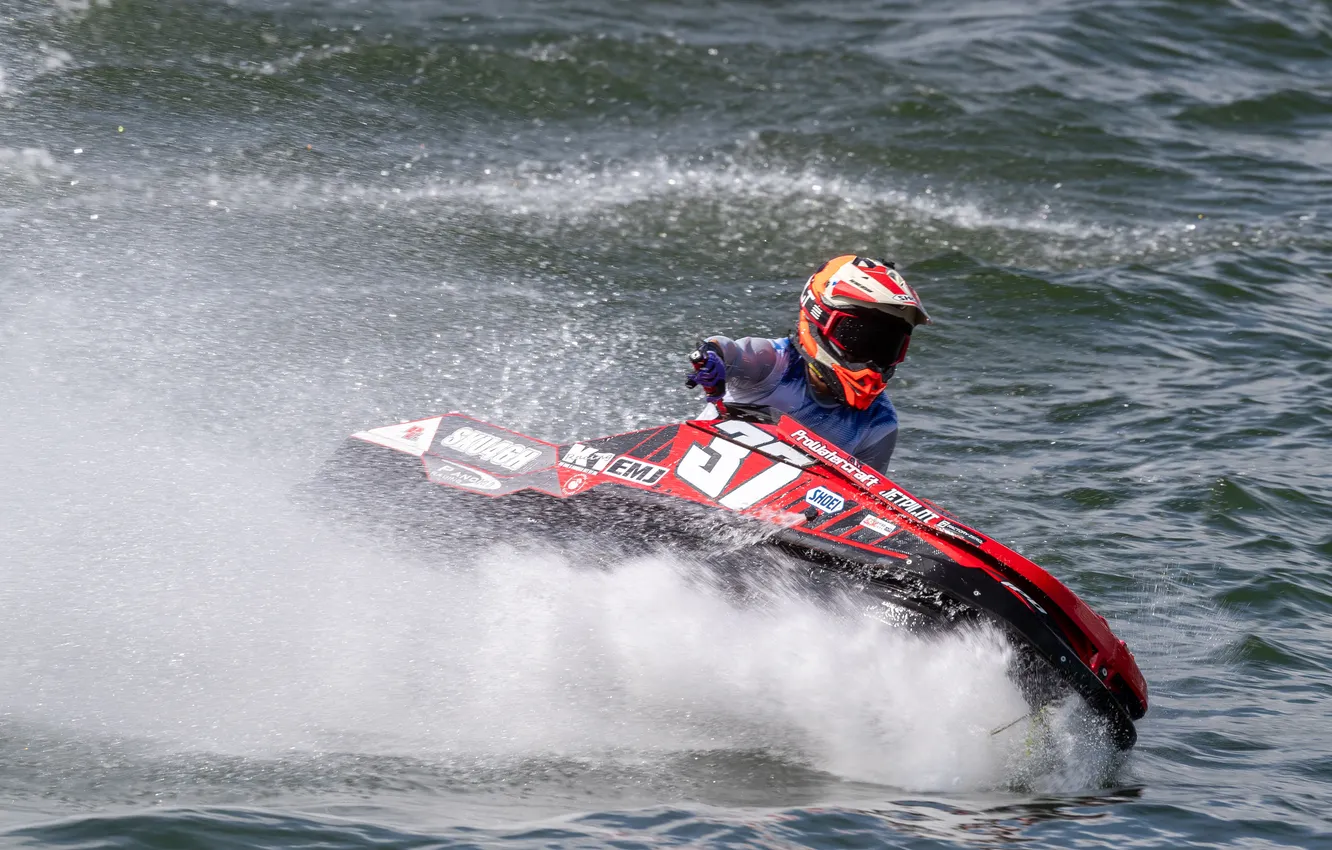 Photo wallpaper race, boat, speed