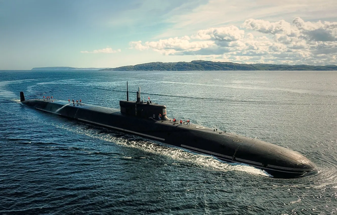 Photo wallpaper boat, underwater, atomic, Prince Vladimir