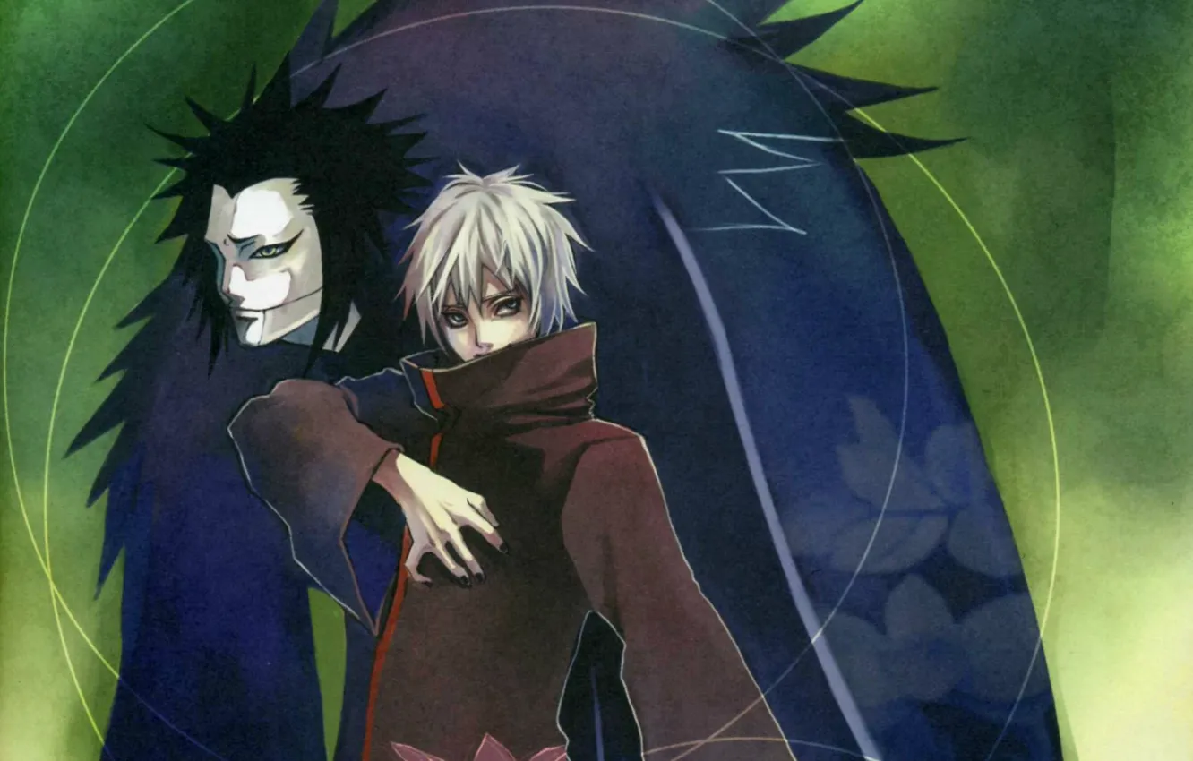 Photo wallpaper mask, ninja, fanart, Akatsuki, puppet, Sasori, Naruto Shippuden