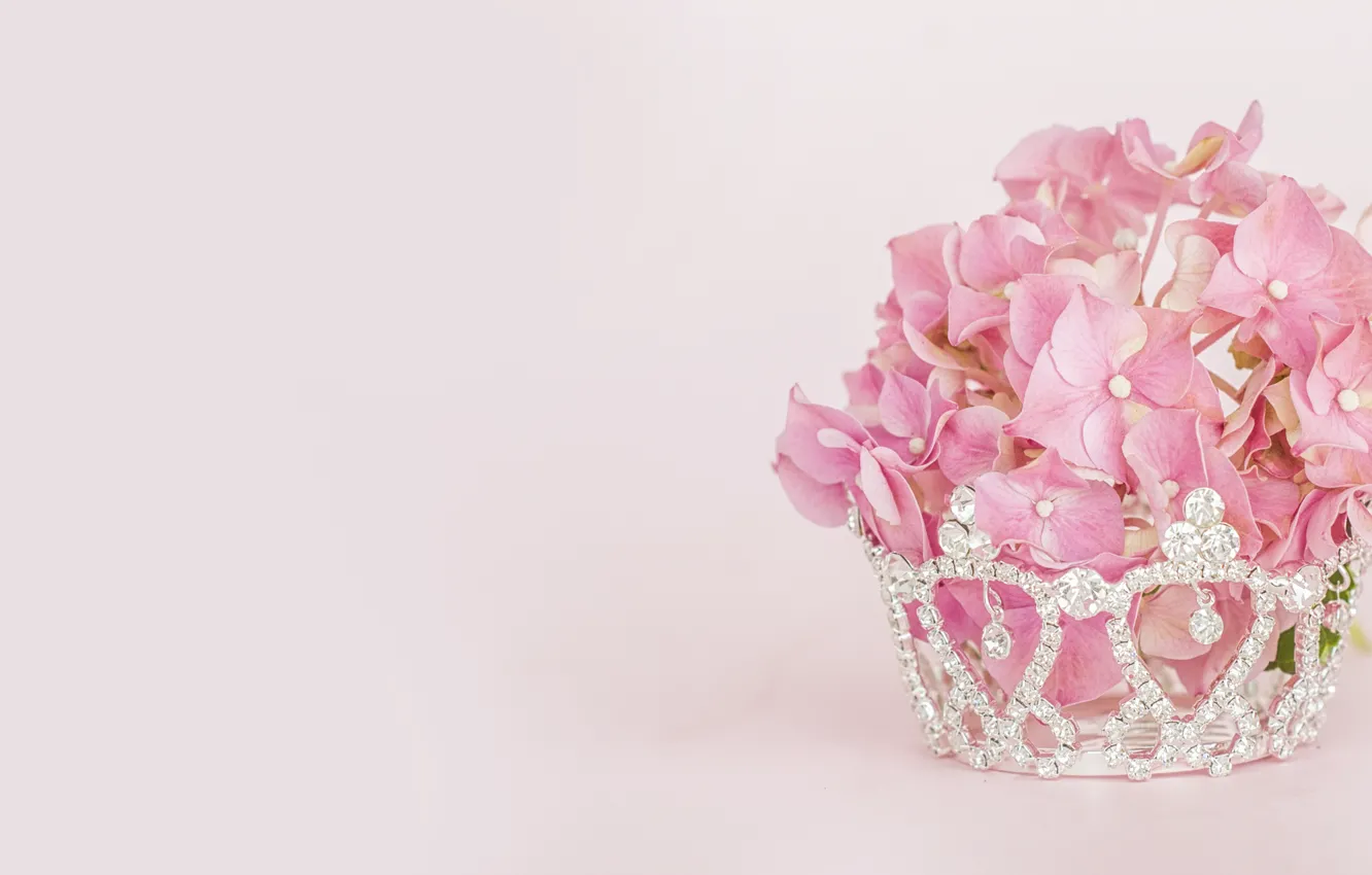 Photo wallpaper pink, bouquet, hydrangea, Morganval